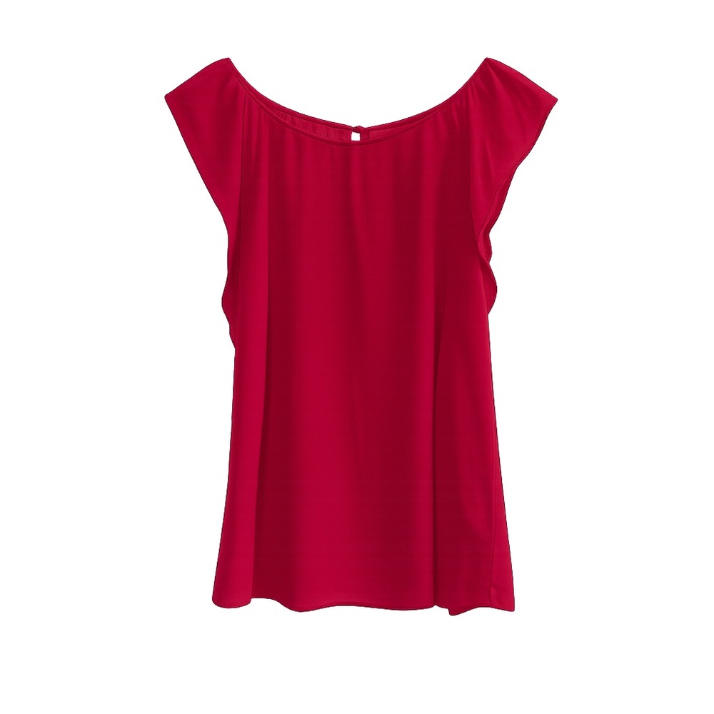 Elegant Red Women's Top